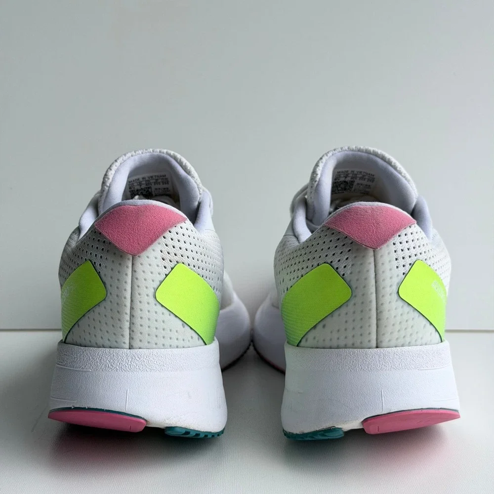 adidas Adizero SL Running Shoes Womens 8.5 White Lucid Pink Lightstrike Pro